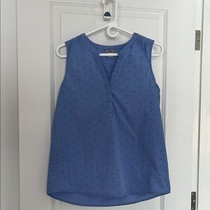 Bass Blue Sleeveless Blouse Sz S
Anchor print ⚓️